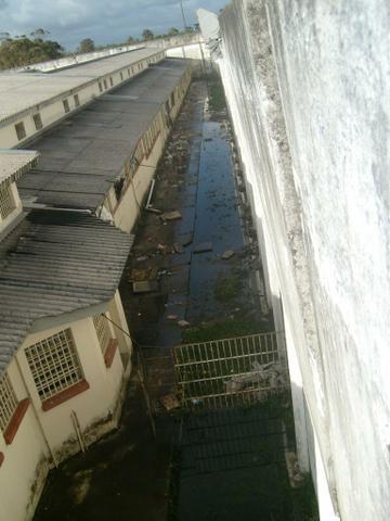 Vista lateral da Penitenciária de Osório