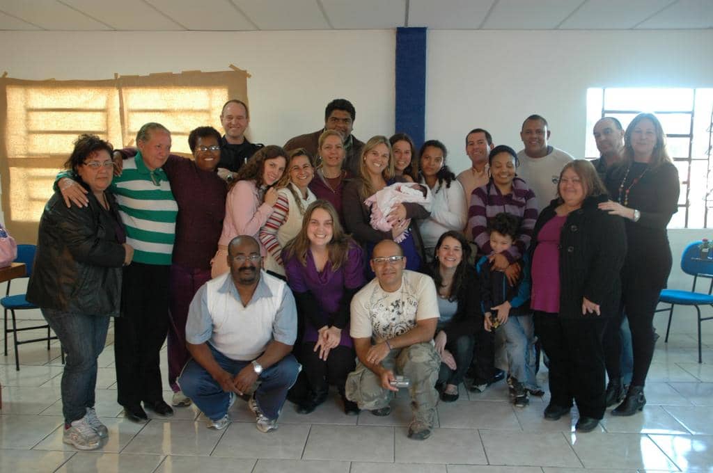 Os formandos do curso da Central de Práticas Restaurativas na Lomba do Pinheiro