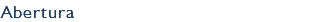 Abertura