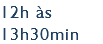 12h às 13h30min
