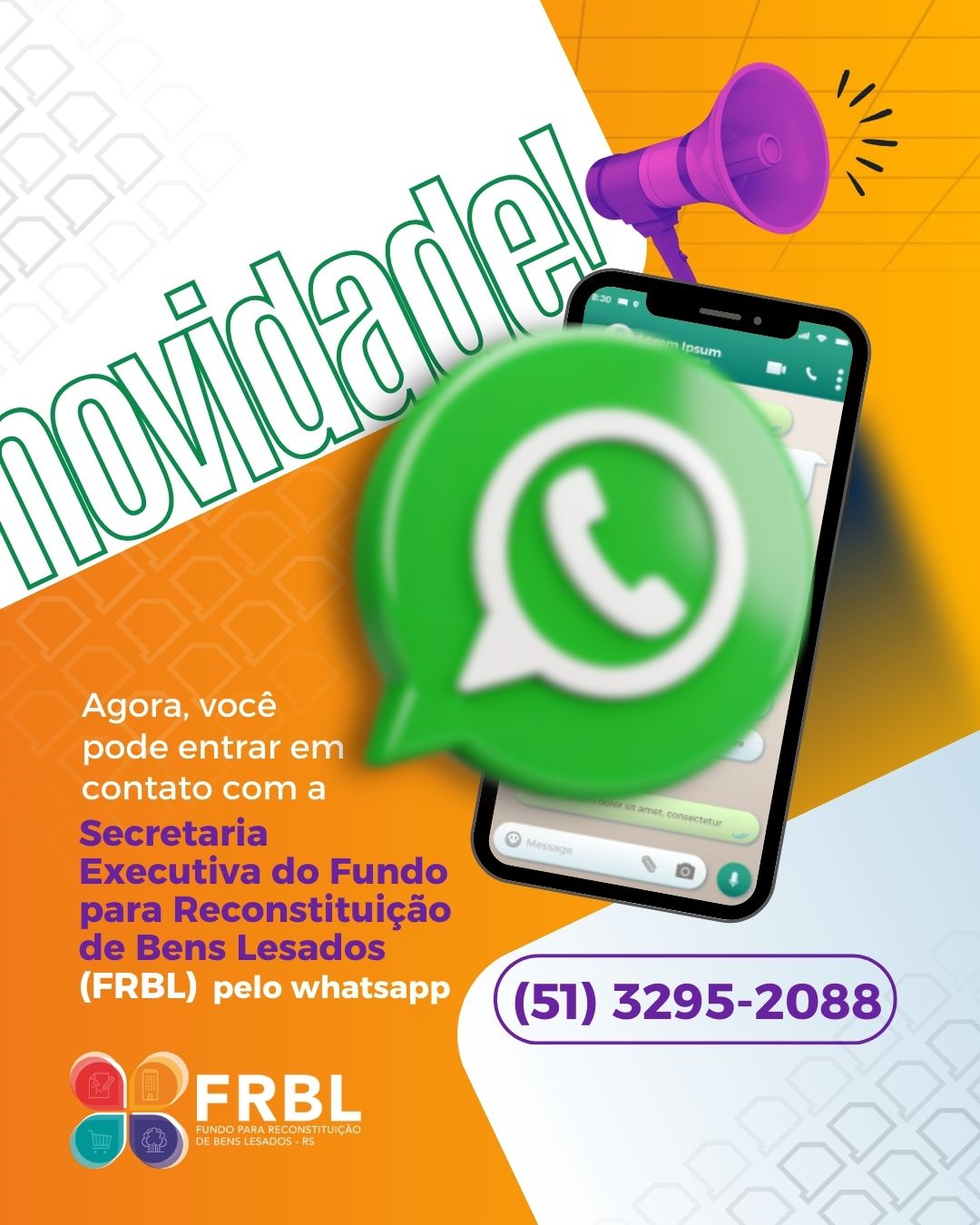 NOVIDADE - WHATSAPP