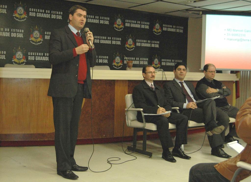 David Medina da Silva falou em nome do MP no evento
