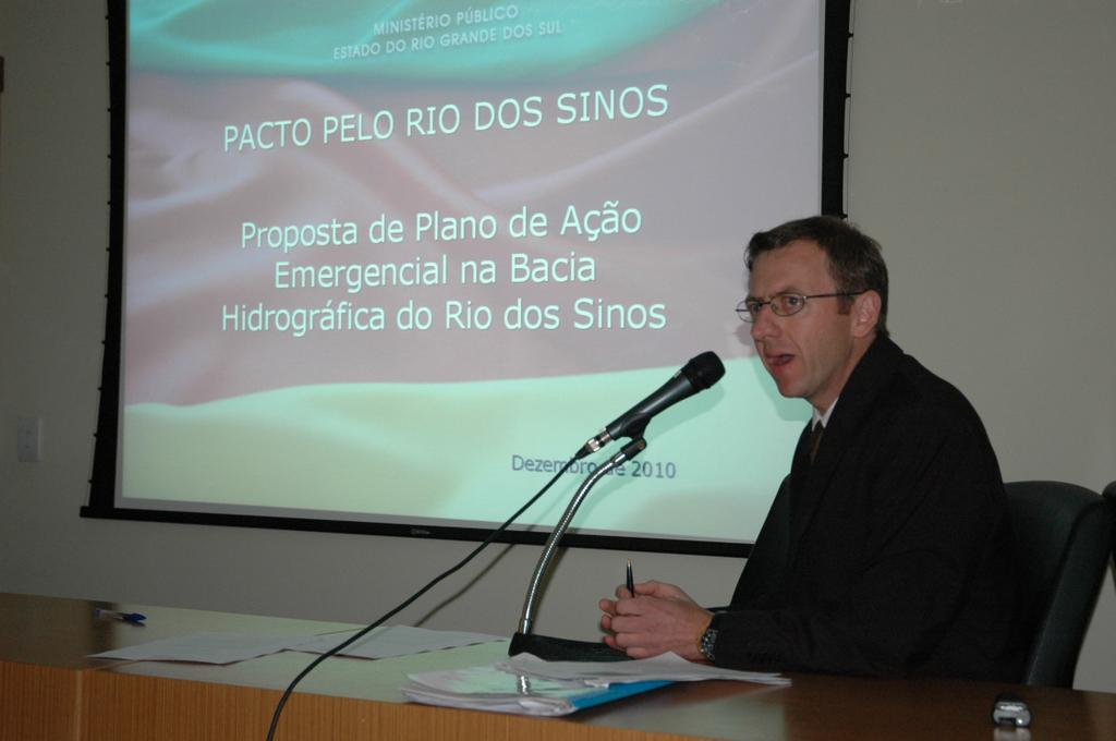 Pacto pelo Rio dos Sinos foi proposto em uma reunião realizada no dia 15 de dezembro