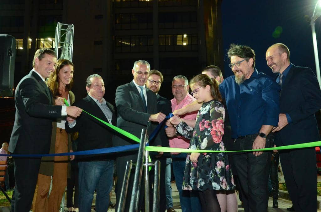 Praça Ivanise Jann de Jesus foi inaugurada nesta quinta-feira em Santa Maria