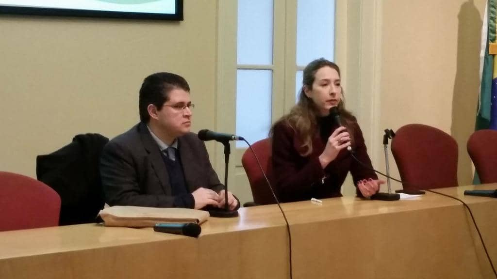 Annelise Steigleder abriu o debate junto com Procurador da República Júlio Carlos de Castro