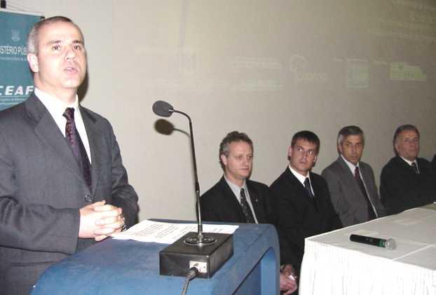 Procurador-Geral Roberto Bandeira Pereira, durante abertura do encontro