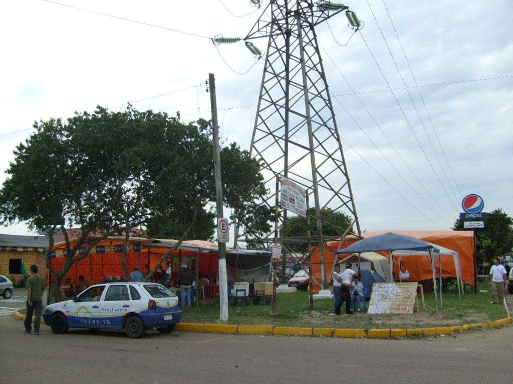 Espaço foi ocupado irregularmente...