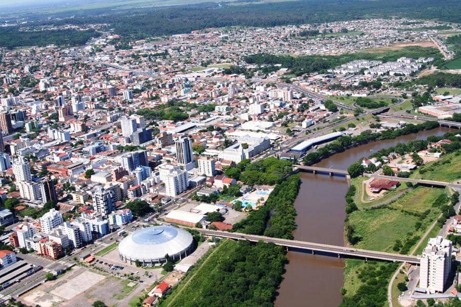Imagem aérea de São Leopoldo