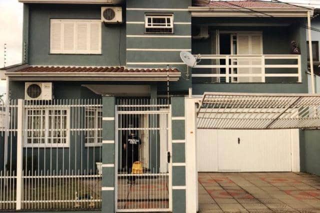 Residência onde a mulher do chefe do grupo criminoso foi presa