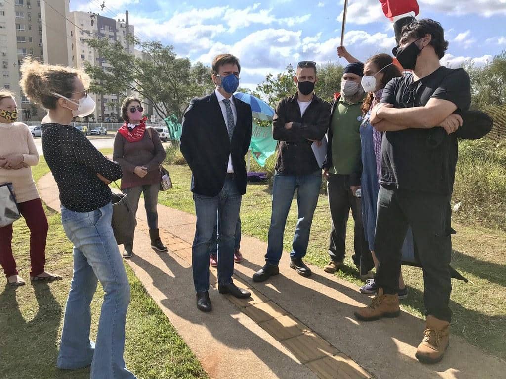 Deputadas estaduais e ambientalistas acompanharam a vistoria