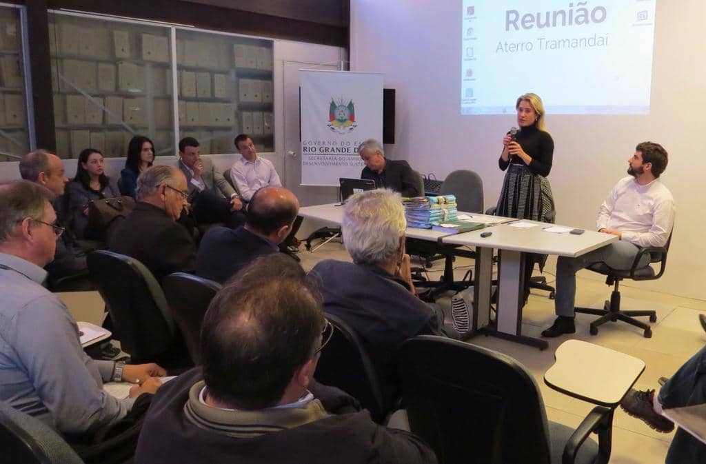 Anelise Grehs durante o encontro