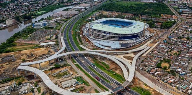 Arena do Grêmio, em Porto Alegre