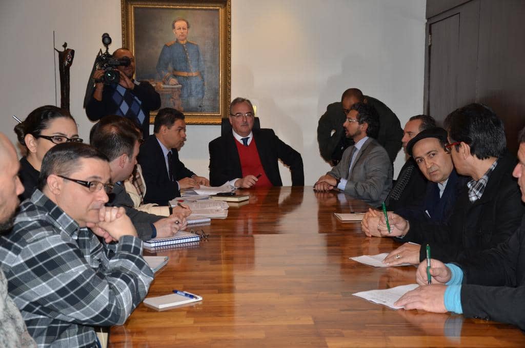 Encontro ocorreu na sala da presidência da AL