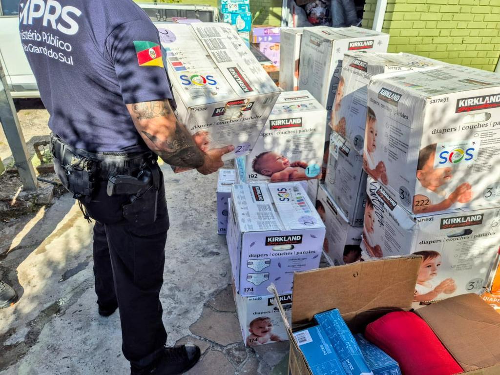 Após operação do GAECO/MPRS, Justiça autoriza repasse de doações desviadas dos EUA para vítimas das enchentes no RS