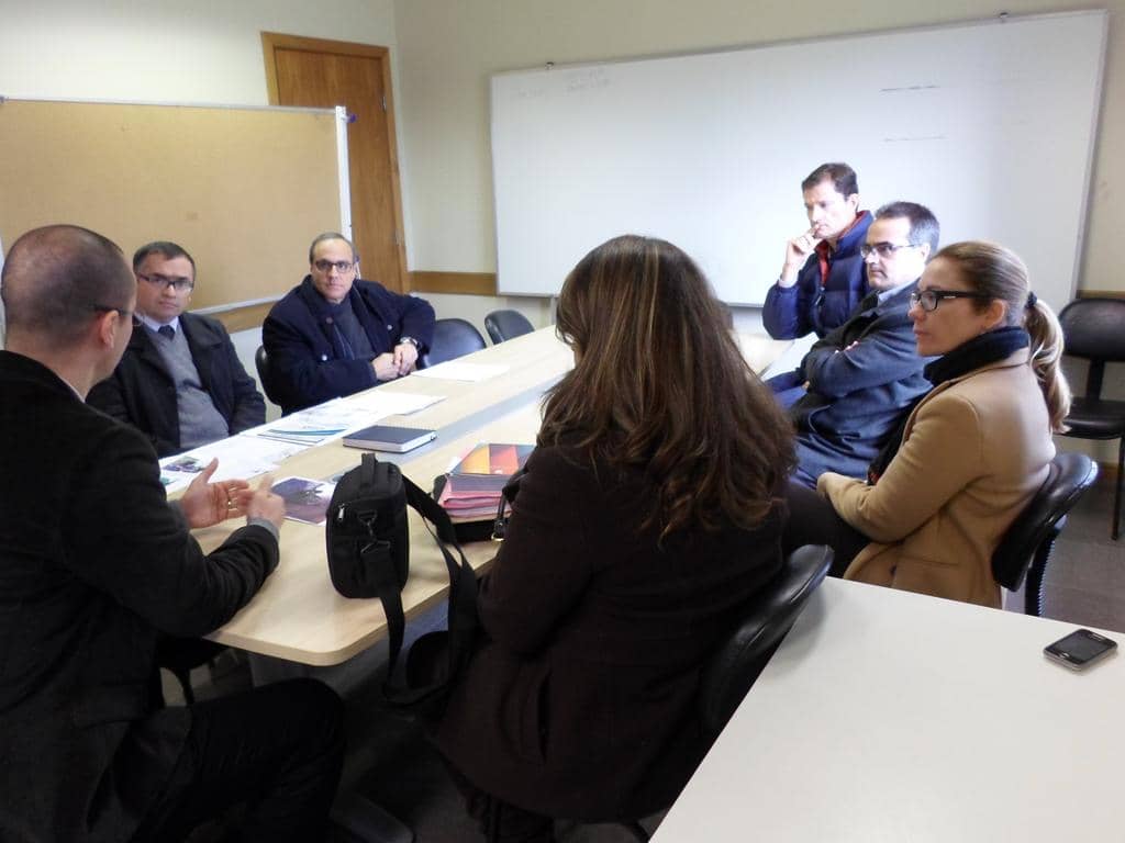 O encontro ocorrido na sede ...