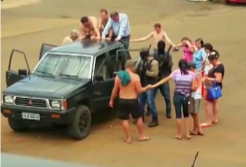 Assalto ocorrido em fevereiro de 2017 (Foto: Jonatas Bernardino Rodrigues)