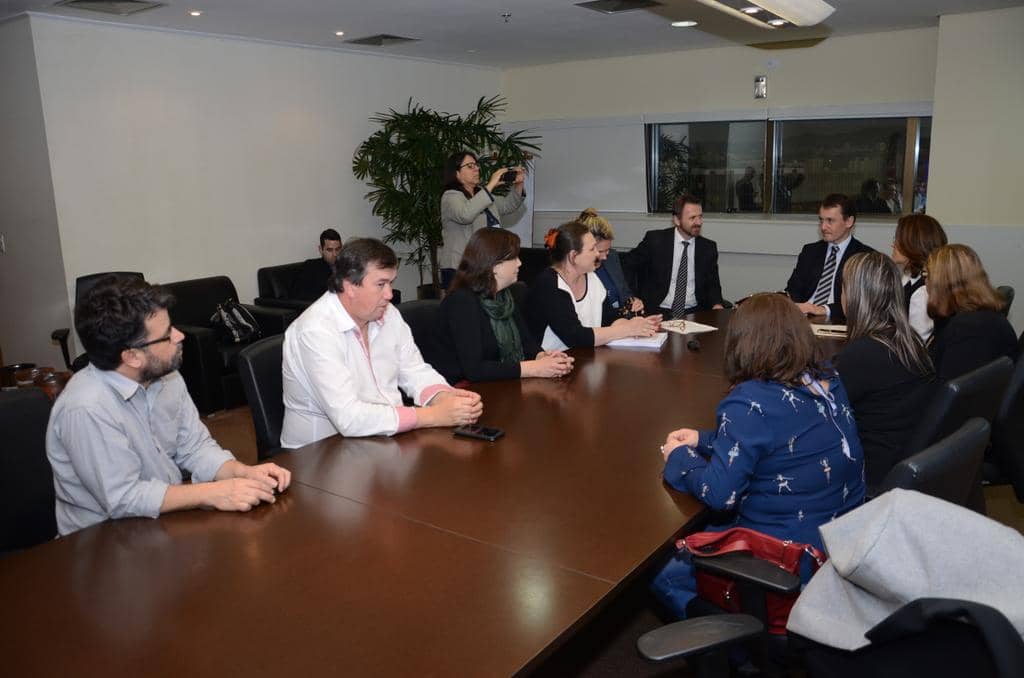 Reunião aconteceu no Gabinete do PGJ