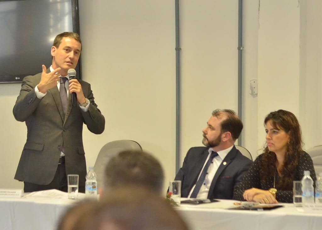 Fabiano Dallazen abordou a importância do trabalho conjunto das instituições