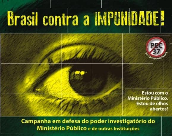 Dia 24 foi escolhido como o Dia Nacional de Mobilização contra a PEC 37