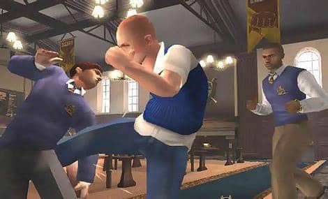 Cena de violência retratada em "Bully"