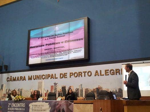 Daniel Martini durante o evento ocorrido neste sábado