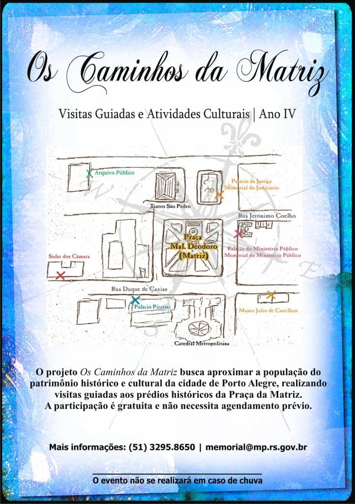 Visitas guiadas ocorrem no último sábado de cada mês