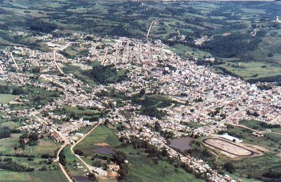 Vista aérea de Canguçu
