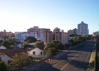 Vista do município de Canoas - (Foto do site www.canoas-rs.com.br)
