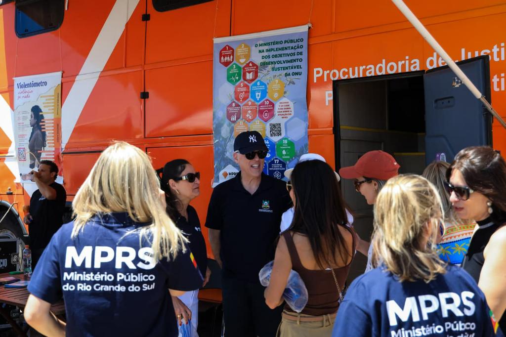 Cidadania na praia: MPRS participa da Arena Record em Capão da Canoa