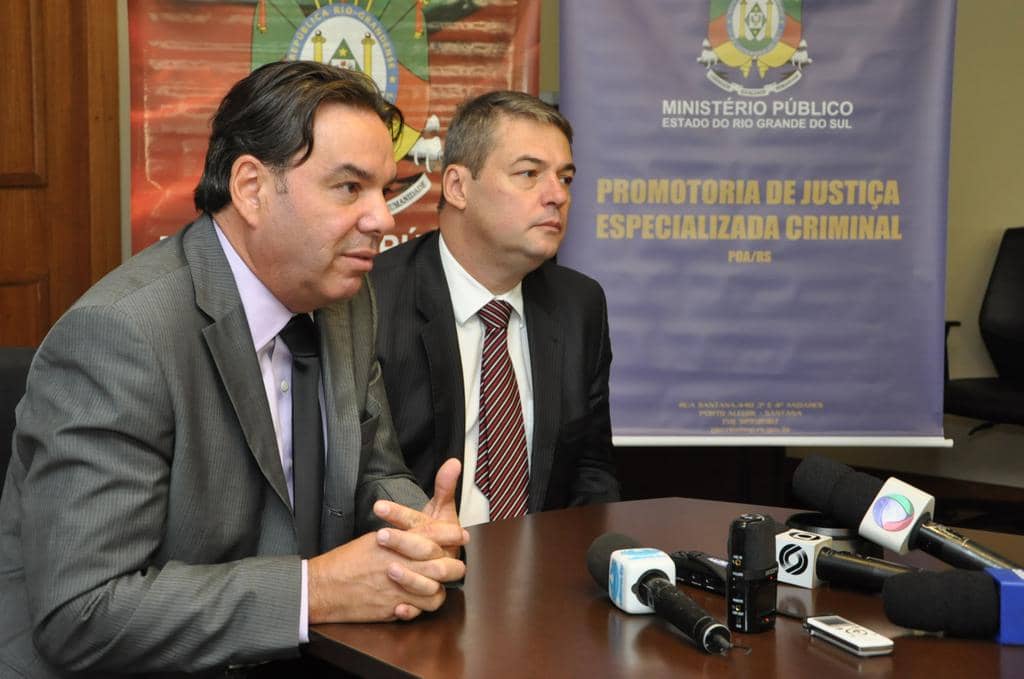 Ricardo Herbstrith e Eduardo de Lima Veiga concederam entrevista coletiva