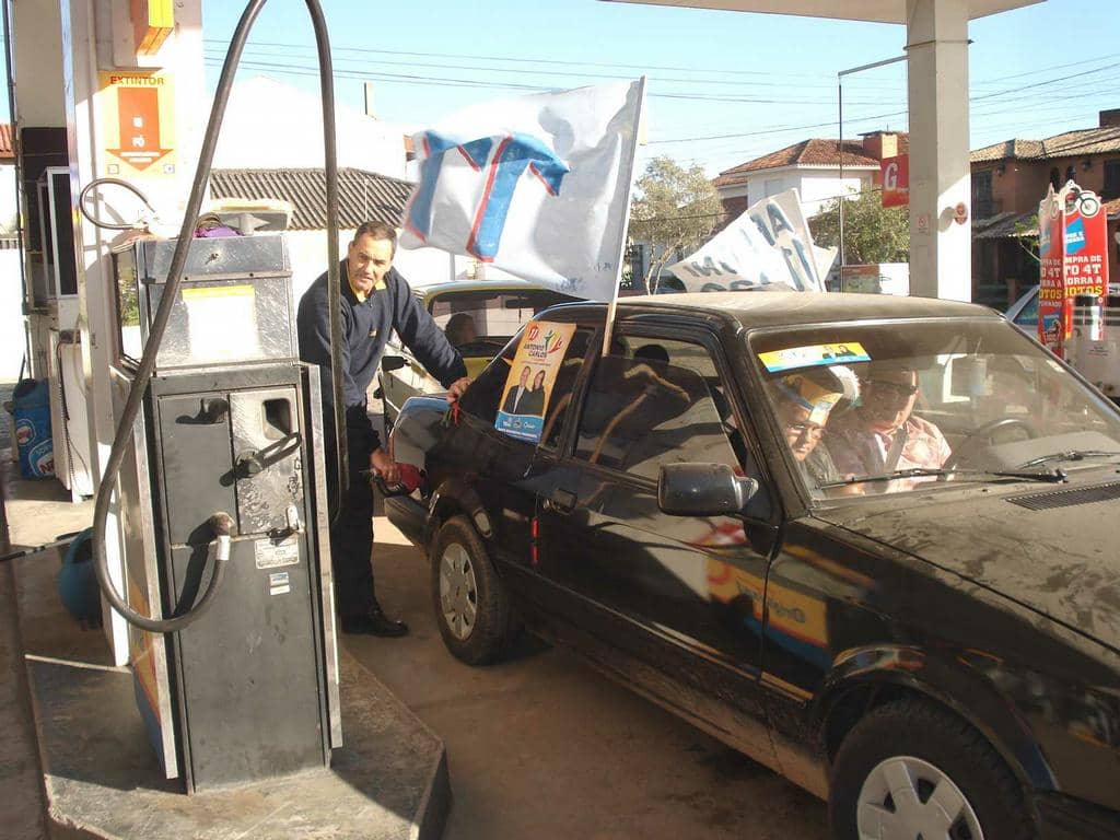 Posto de combustíveis distribuía gasolina