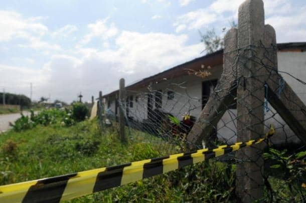 Pousada onde ocorreu o crime