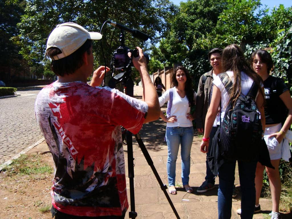 Estudantes atuaram e participaram da produção do vídeo