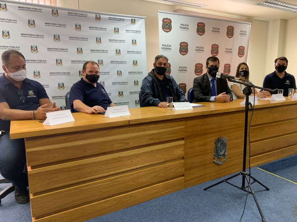 Coletiva de Imprensa do Ministério Público do Rio Grande do Sul e da Polícia Federal em Uruguaiana