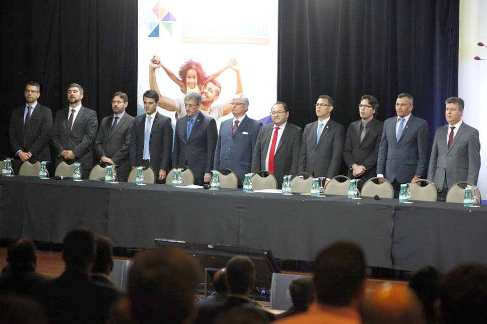 Momento da abertura do Congresso do CNMP
