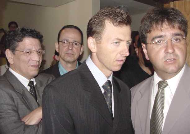 Carlos Araújo (à esquerda da foto) coordenador-geral do Projeto, e Júlio Almeida (à direita) coorden