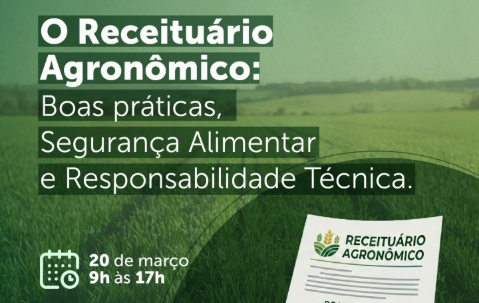 MPRS, MPF e CREA promovem seminário “Receituário Agronômico: boas práticas, segurança alimentar e responsabilidade técnica” 
