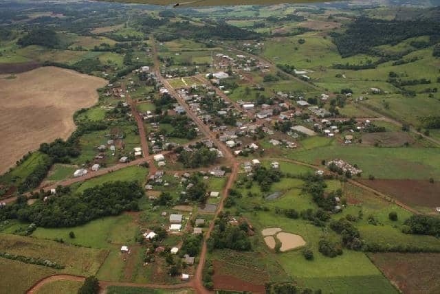 Imagem aérea de Cristal do Sul