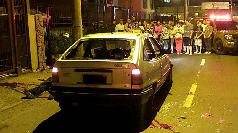Na troca de tiros, assaltantes foram mortos pela BM