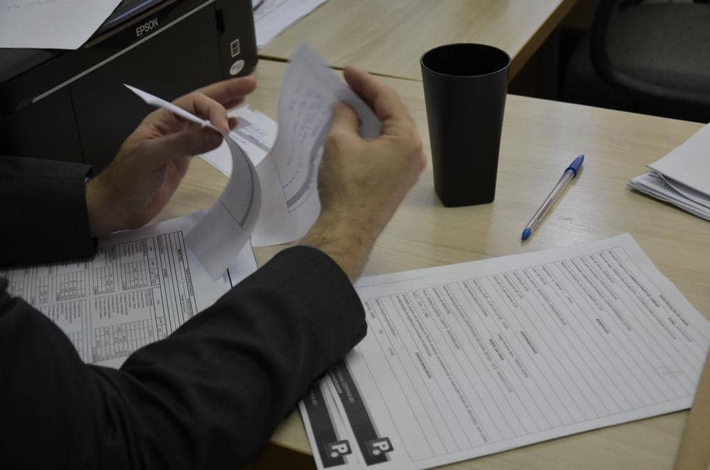 Documentos apreendidos durante cumprimento de mandados de busca