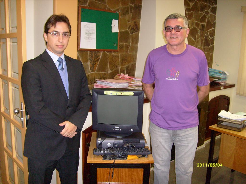Promotoria de Caçapava doou um computador ao Conselho Tutelar da cidade