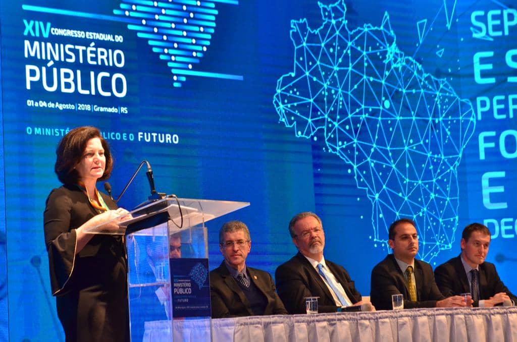 Palestra da Procuradora-Geral da República encerrou o XIV Congresso Estadual do Ministério Público