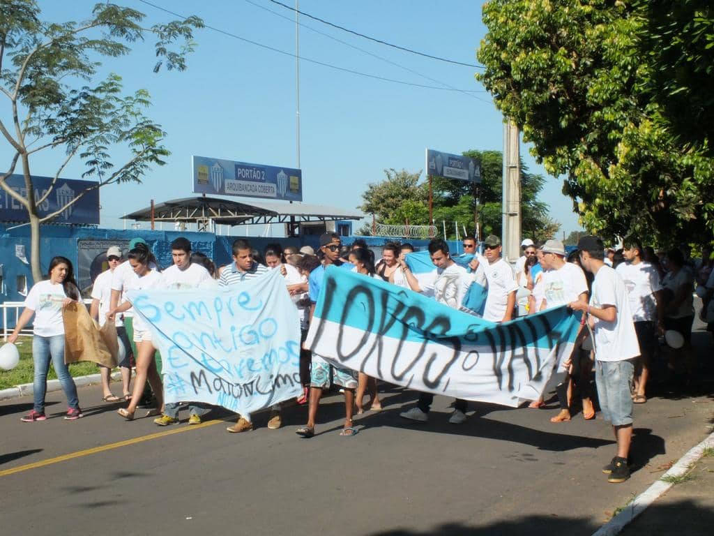 Caminhada na cidade homenageou torcedor do Novo Hamburgo