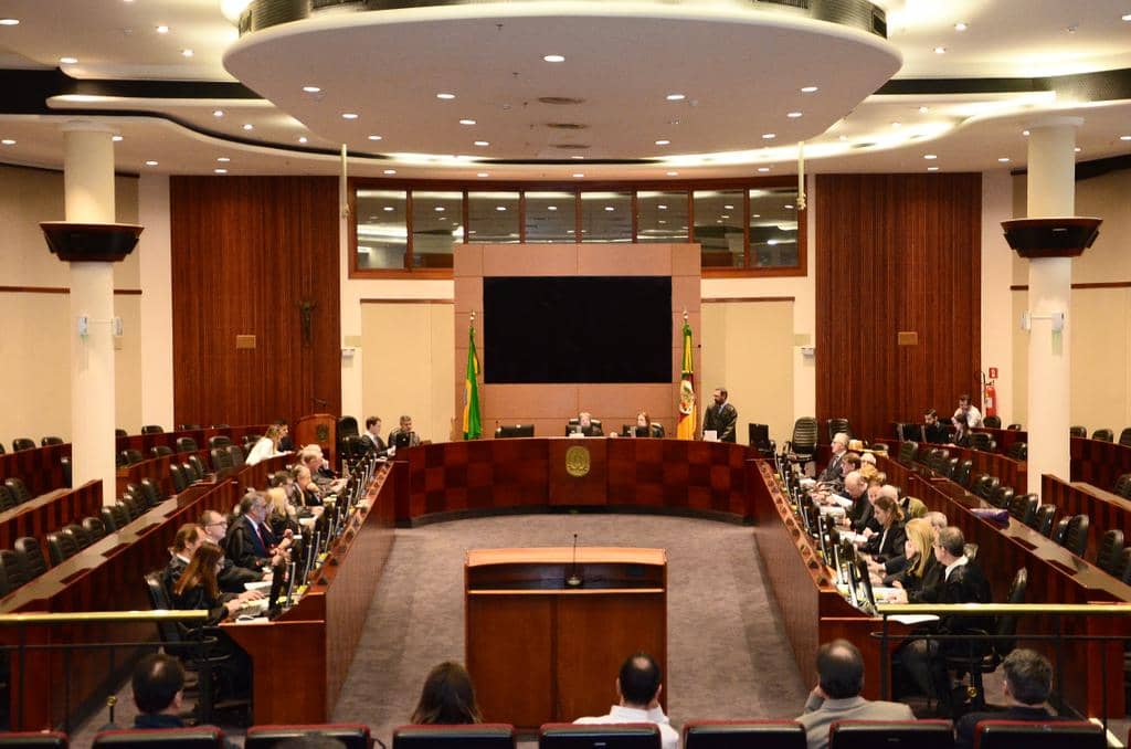 Panorama da sessão no TJ/RS