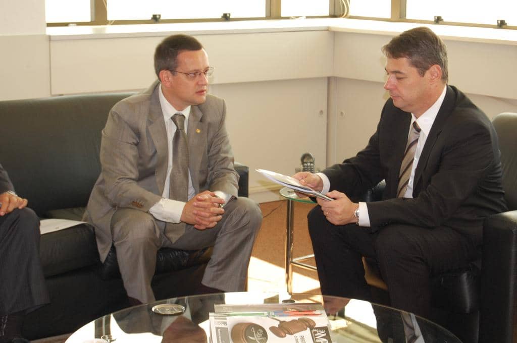 Veiga recebeu o secretário Beto Albuquerque