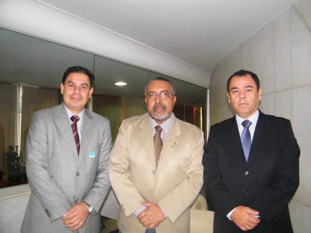 Senador com os membros do Ministério Público gaúcho