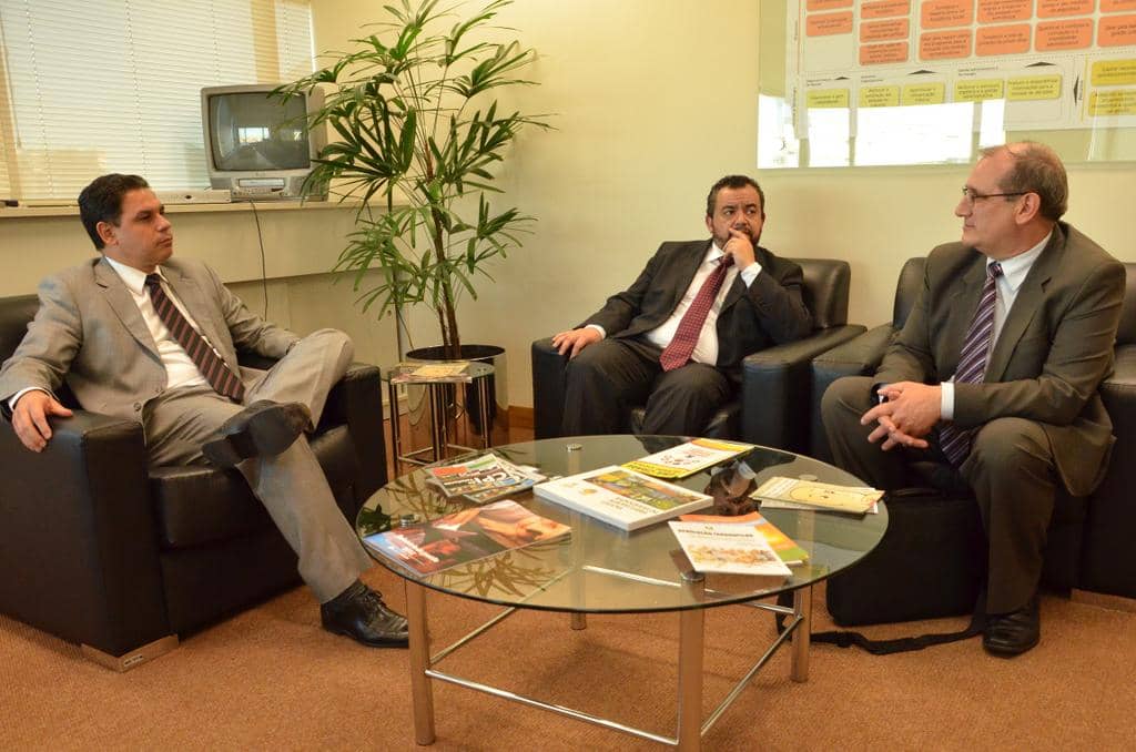 Encontro ocorreu no gabinete do Subprocurador Institucional