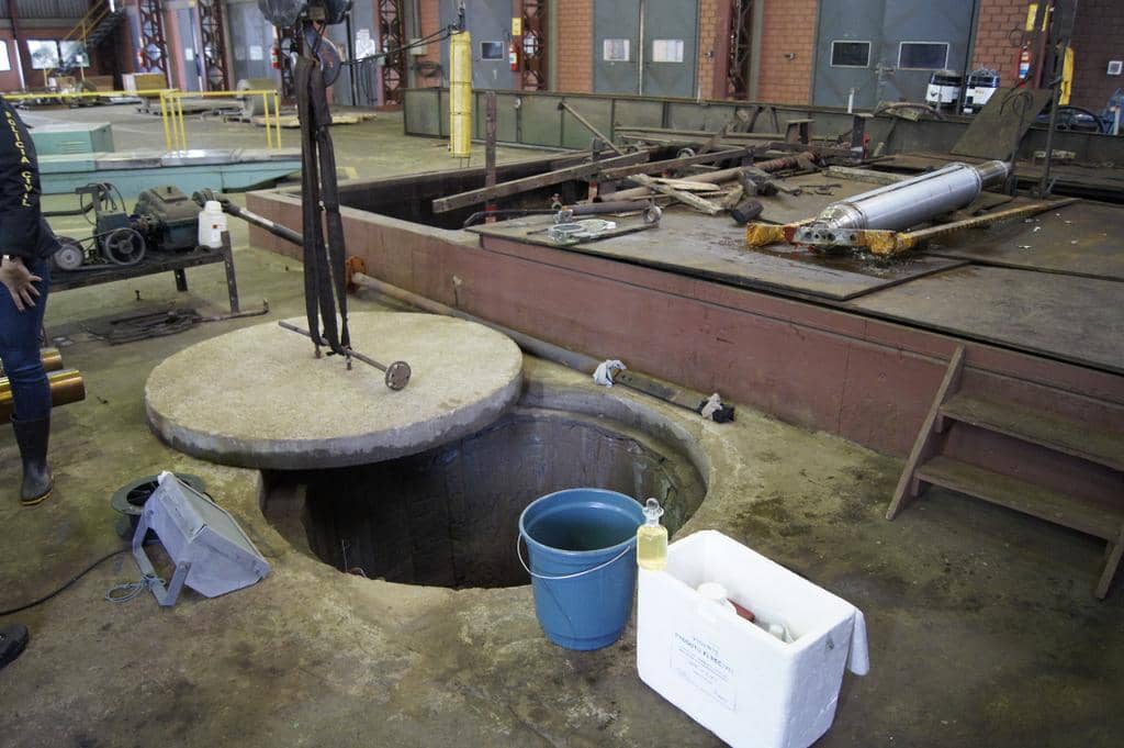 Uma das vistorias foi realizada em empresa de cromagem em Sapucaia do Sul
