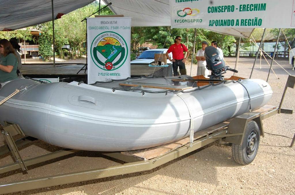 Barco será utilizado pelo Batalhão Ambiental de Erechim