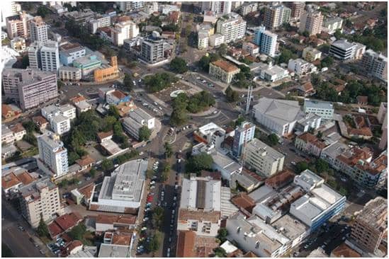 Vista aérea de Erechim